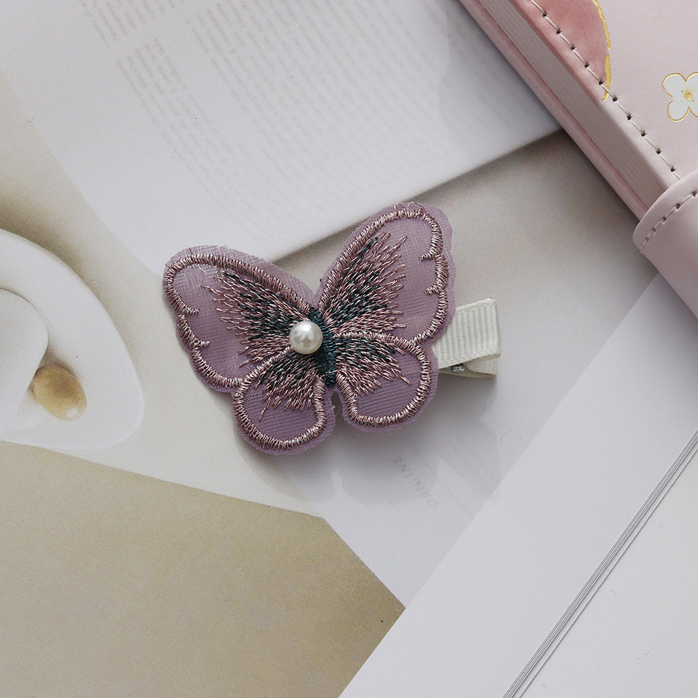 Wholesale girls side clip cute duckbill clip headdress super fairy girl bangs clip hair clip